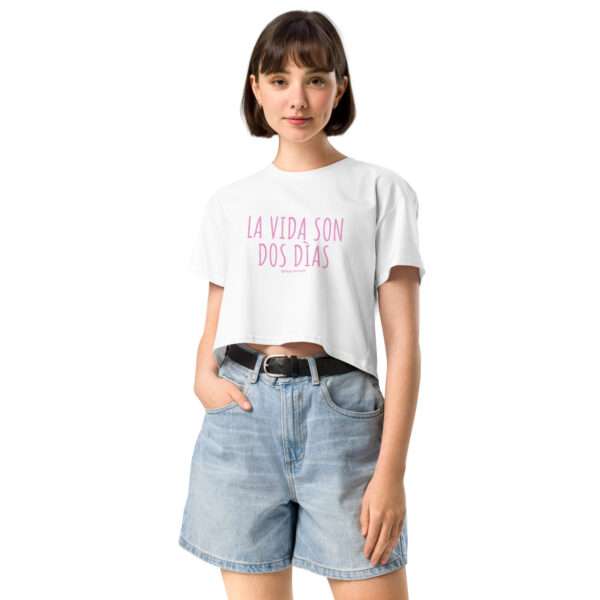 Crop top La Vida Son Dos Días - immagine 5